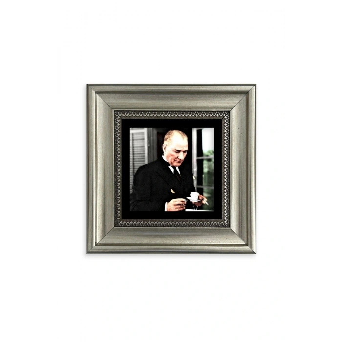 Atatürk Çerçeveli Taş Tablo 20 cm