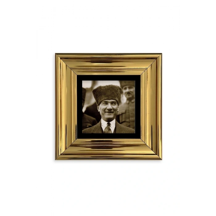Atatürk Çerçeveli Taş Tablo 20 cm