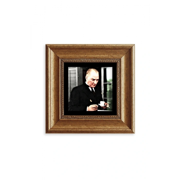 Atatürk Çerçeveli Taş Tablo 20 cm