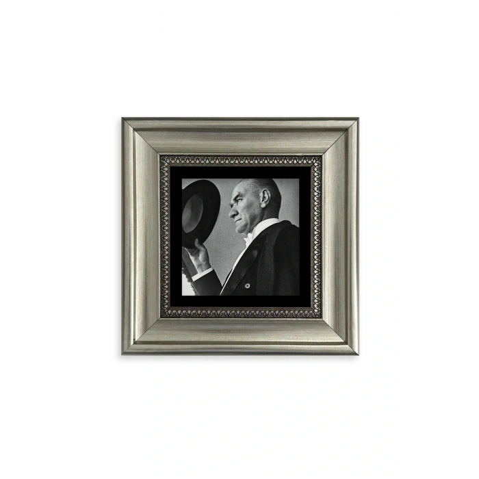 Atatürk Çerçeveli Taş Tablo 20 cm