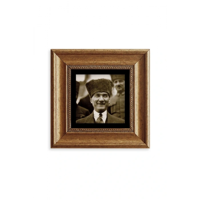 Atatürk Çerçeveli Taş Tablo 20 cm