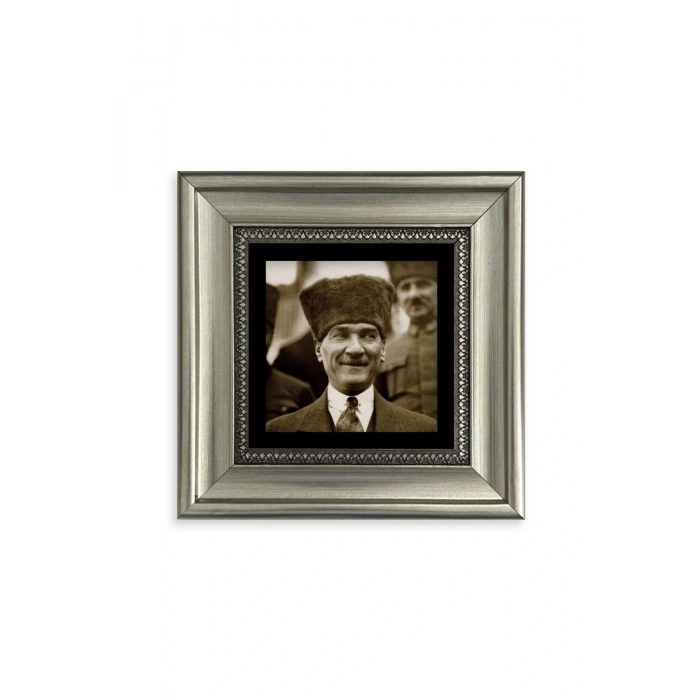 Atatürk Çerçeveli Taş Tablo 20 cm