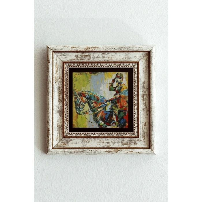 Atatürk Çerçeveli Taş Tablo , Çerçeveli Taş Duvar Dekoru-enkcrcvtbl-00127 20 cm