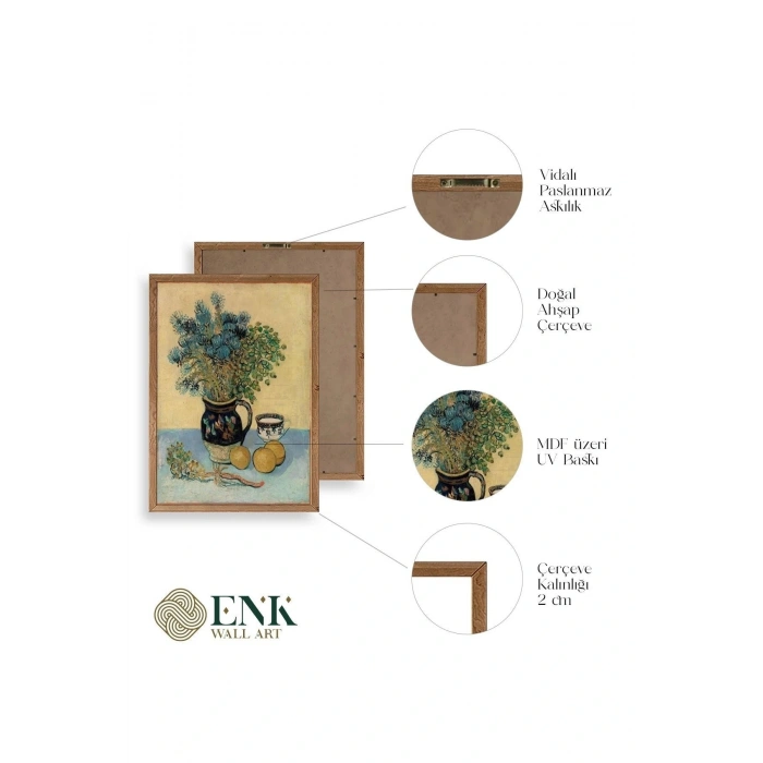 Atelier Ahşap Çerçeveli Tablo 23 x 30