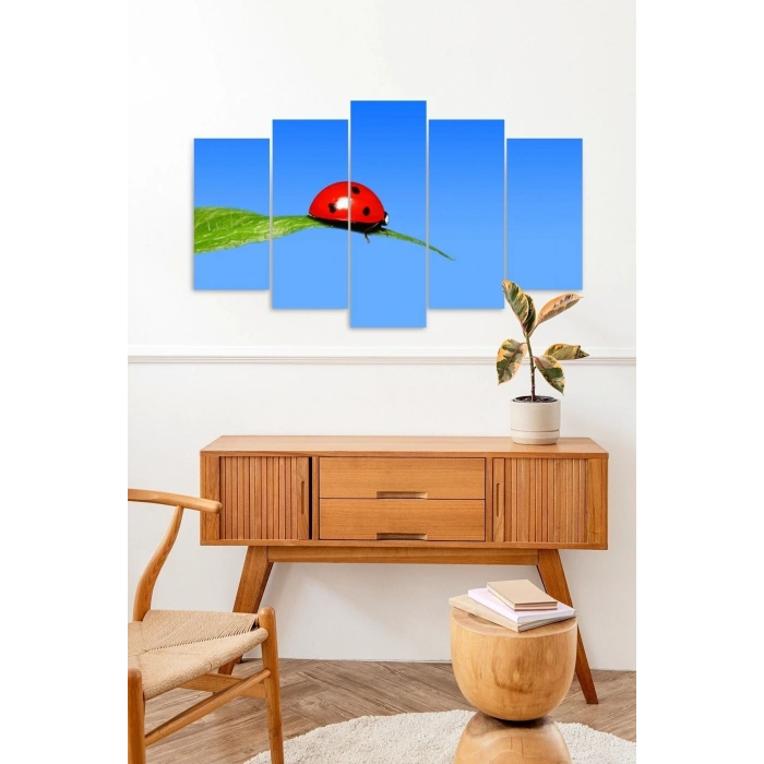 Ateşböceği 5 Parçalı Mdf Tablo 60 x 100