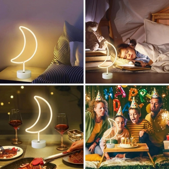 Moon Neon LED Lamp