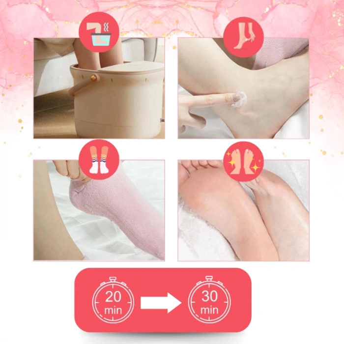 Ayak Nemlendirici Jel SPA Çorabı - Yumuşatıcı Jel Kaplama
