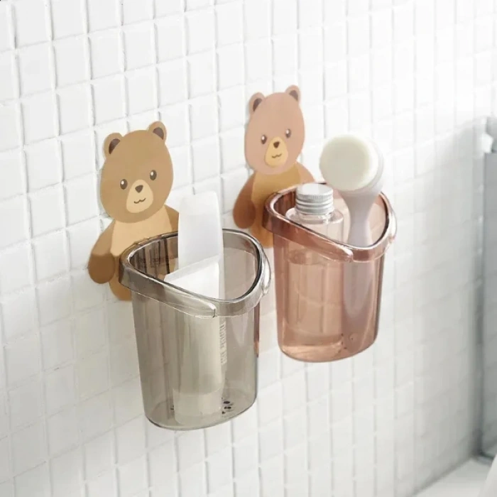 Ayı Figürlü Plastik Organizer