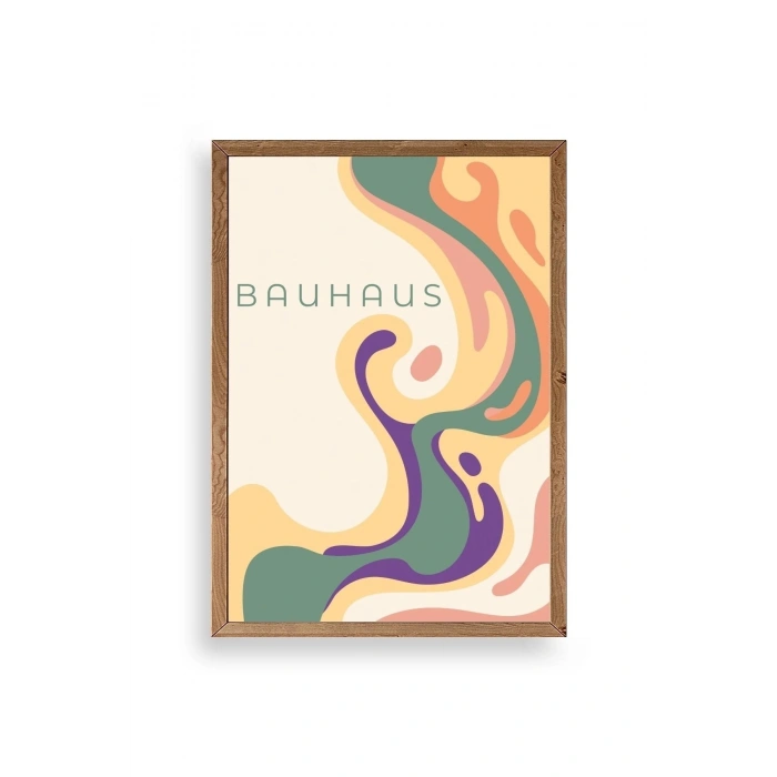 Bauhaus Ahşap Çerçeveli Tablo 17 x 23