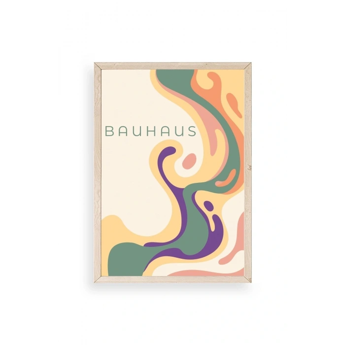 Bauhaus Ahşap Çerçeveli Tablo 17 x 23
