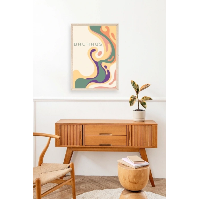 Bauhaus Ahşap Çerçeveli Tablo 17 x 23
