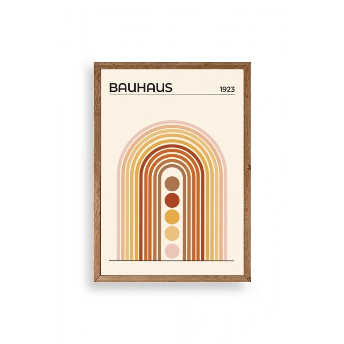 Bauhaus Ahşap Çerçeveli Tablo 23 x 30