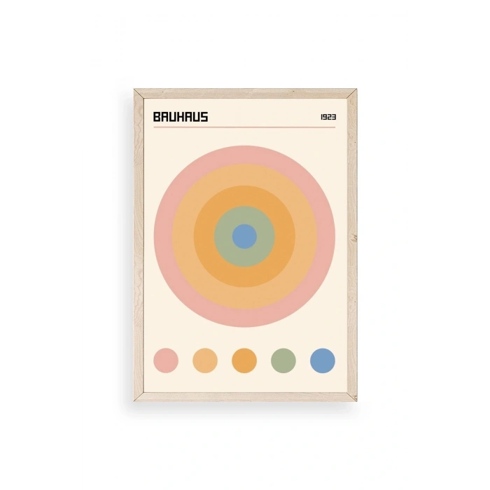 Bauhaus Ahşap Çerçeveli Tablo 23 x 30