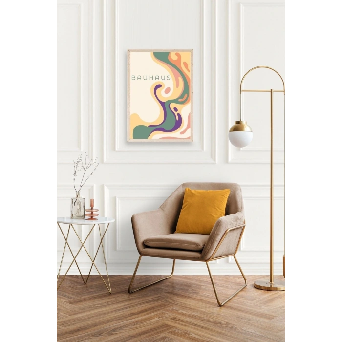 Bauhaus Ahşap Çerçeveli Tablo 23 x 30