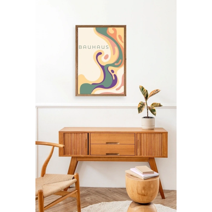 Bauhaus Ahşap Çerçeveli Tablo 23 x 30