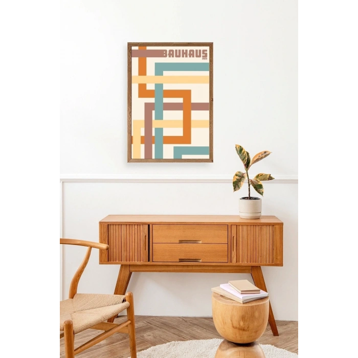 Bauhaus Ahşap Çerçeveli Tablo 30 x 42