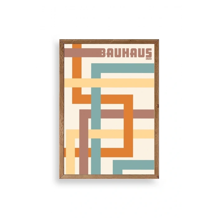 Bauhaus Ahşap Çerçeveli Tablo 50 x 70