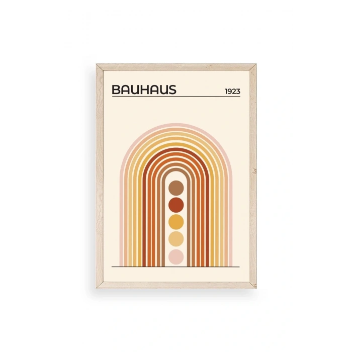 Bauhaus Ahşap Çerçeveli Tablo 50 x 70