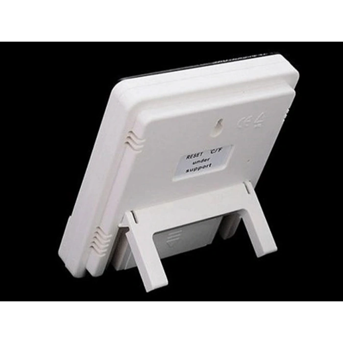 Bebek Odası Masaüstü Dijital Termometre Nem Ölçer Higrometre Saat (5365)