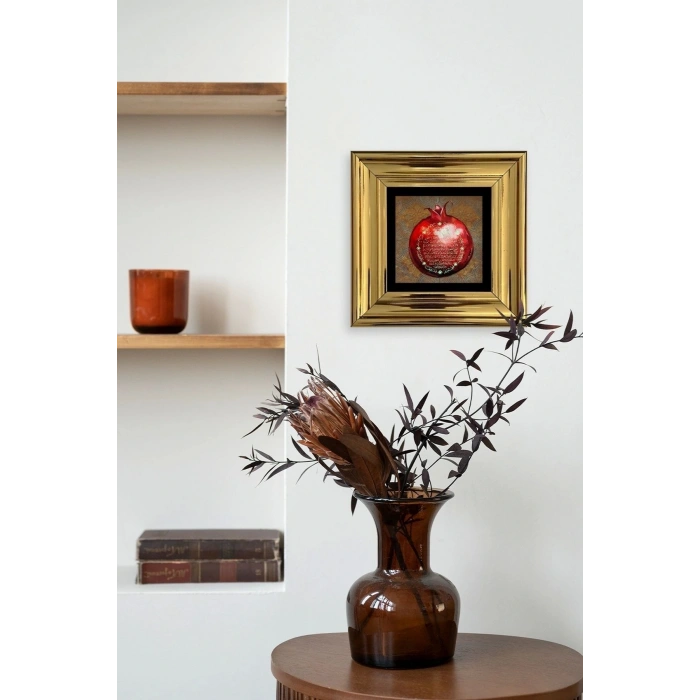 Bereket Duası Çerçeveli Taş Tablo 20 cm