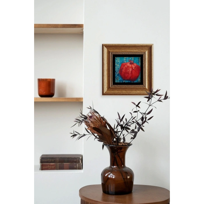 Bereket Narı Çerçeveli Taş Tablo 20 cm