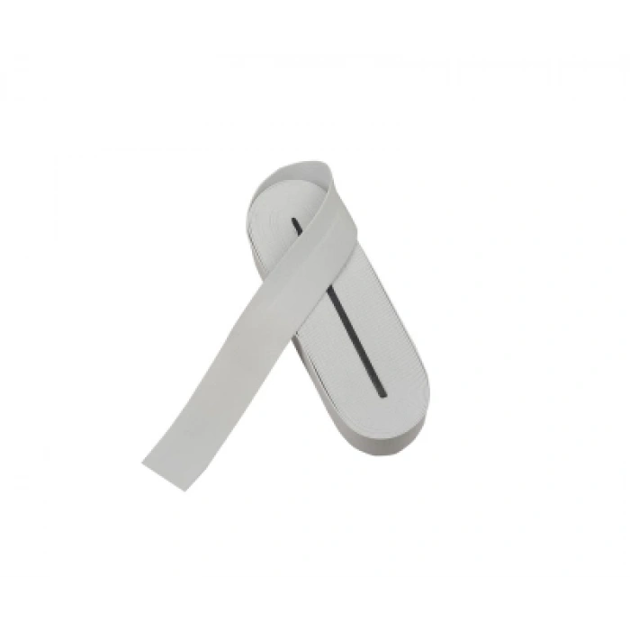 BEYAZ - 4CM PAÇA LASTİK YASSI GENİŞ 10MT (5365)