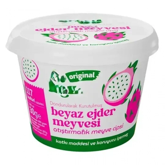 Beyaz Ejder Meyvesi Atıştırmalık 30gr Paket