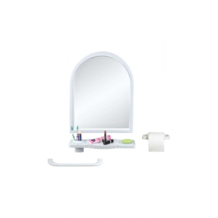 BEYAZ MEGA AYNA SETİ (5365)