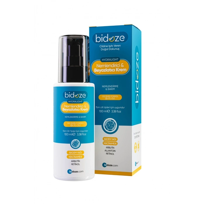 Bidoze Hydralight Nemlendirici & Beyazlatıcı Krem 100 Ml