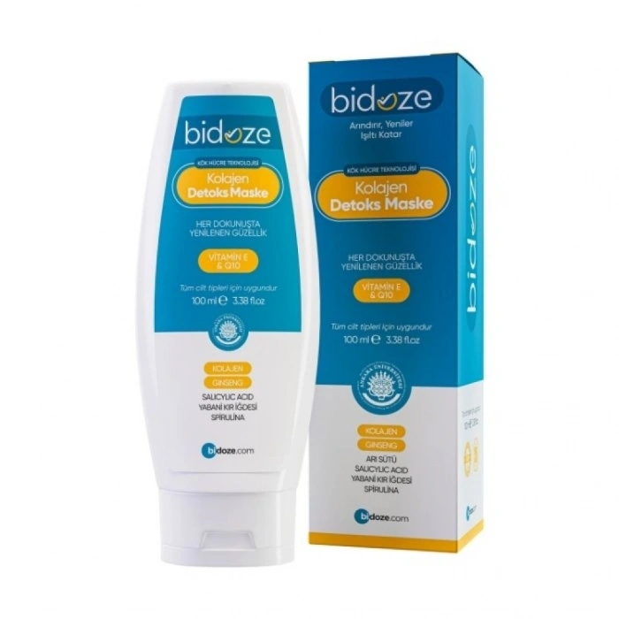 Bidoze Kolajen Detoks Maskesi 100 Ml | Aha Bha Gözenek Sıkılaştırıcı Ve Aydınlatıcı Bakım