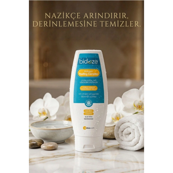 Bidoze Kolajen Peeling Complex 125 Ml | Gözenek Sıkılaştırıcı ve Siyah Nokta Karşıtı Arındırma