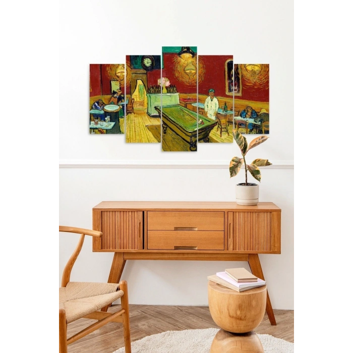 Bilardo Masası Manzara 5 Parçalı Mdf Tablo 60 x 100