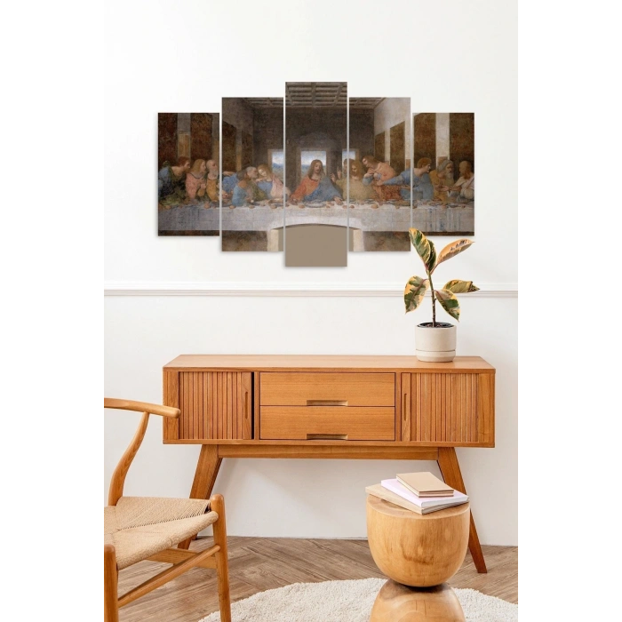 Bilge İnsanlar Masa 5 Parçalı Mdf Tablo 60 x 100