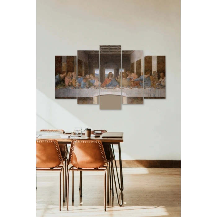 Bilge İnsanlar Masa 5 Parçalı Mdf Tablo 60 x 100