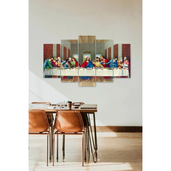 Bilgelik İnsanlar 5 Parçalı Mdf Tablo 60 x 100