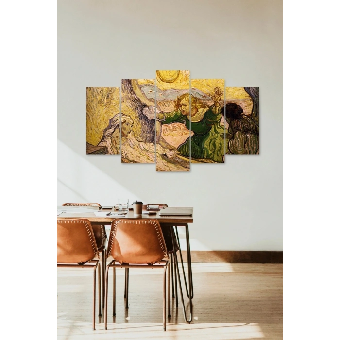 Bilgelik Makamı 5 Parçalı Mdf Tablo 60 x 100