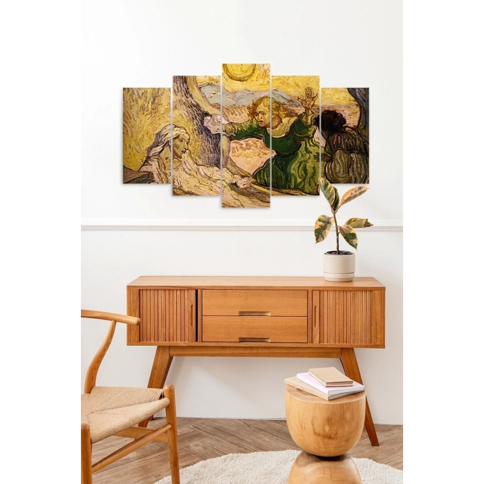 Bilgelik Makamı 5 Parçalı Mdf Tablo 60 x 100