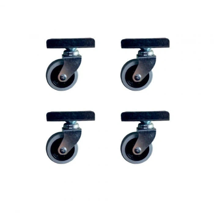Bilyalı Teker 20x50 Gri 18mm 4 Adet