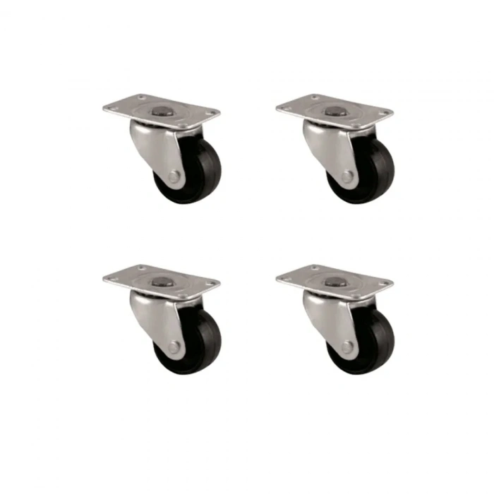 Bilyalı Teker 28mm Siyah 4 Adet