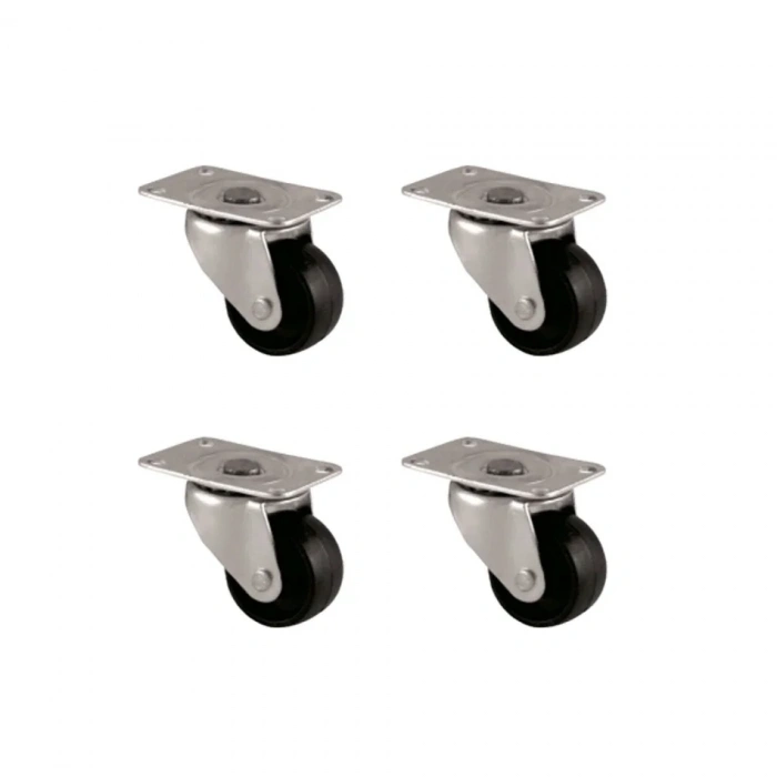 Bilyalı Tekerlek Siyah 38mm 4 Adet