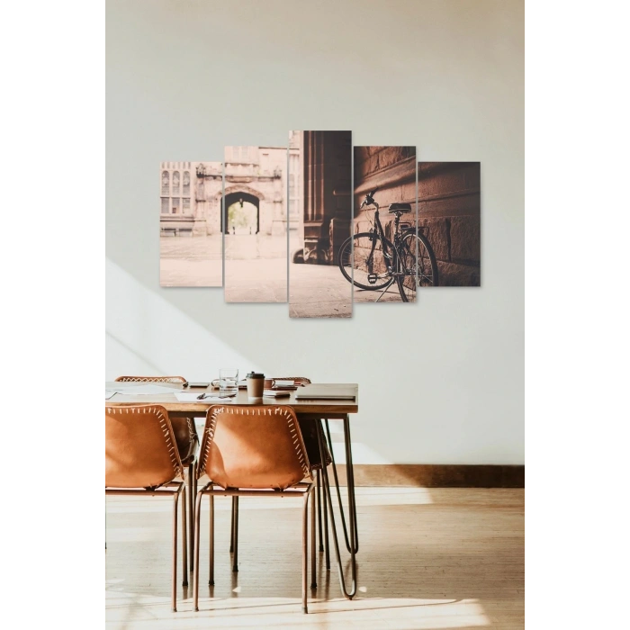 Bisiklet 5 Parçalı Mdf Tablo 60 x 100