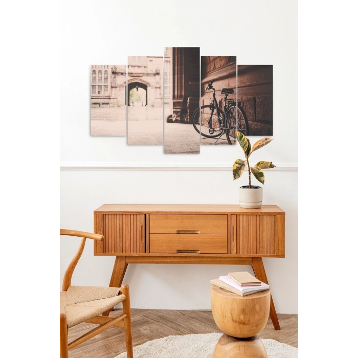 Bisiklet 5 Parçalı Mdf Tablo 60 x 100