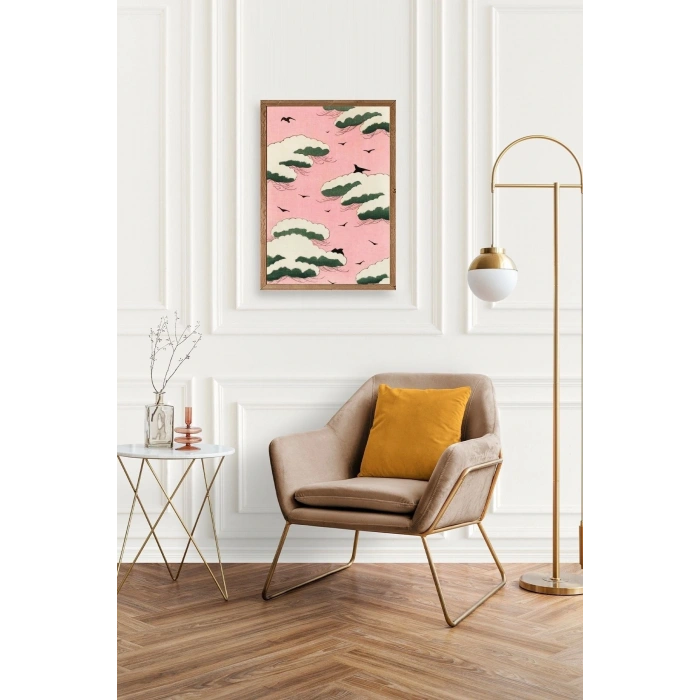 Bitjutsi Sekai Ahşap Çerçeveli Tablo 17 x 23