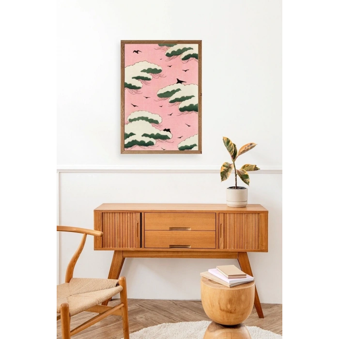 Bitjutsi Sekai Ahşap Çerçeveli Tablo 17 x 23