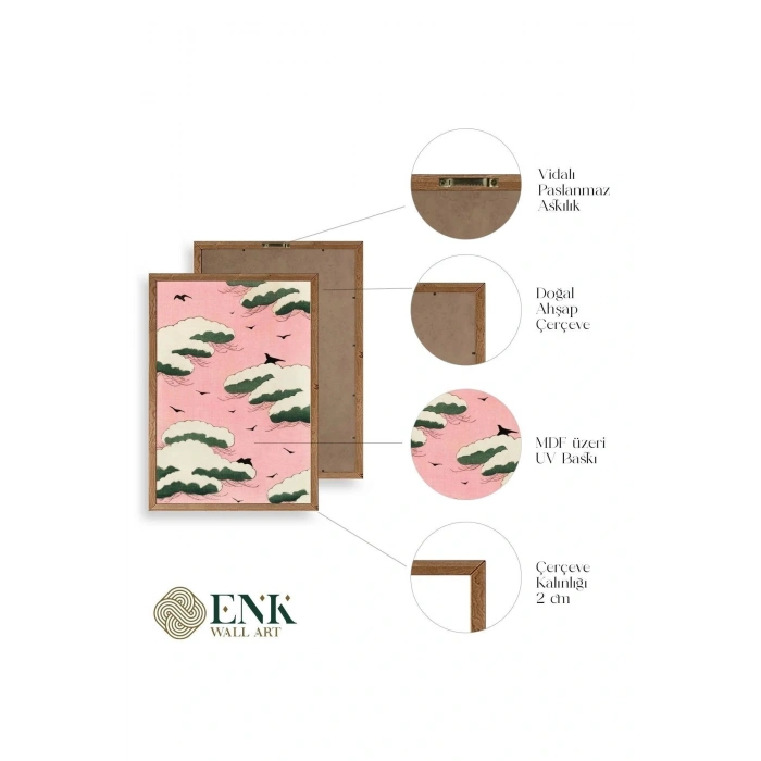 Bitjutsi Sekai Ahşap Çerçeveli Tablo 17 x 23