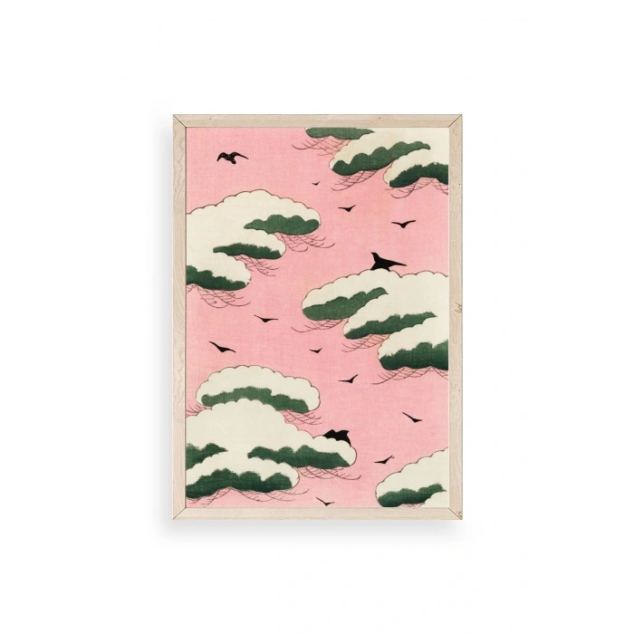 Bitjutsi Sekai Ahşap Çerçeveli Tablo 23 x 30