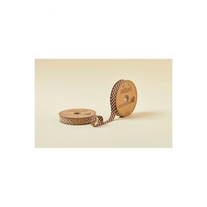 Biye Büyük Puanlı Katlı A20 Kahverengi 2 Cm 25 Metre %65 Koton %35 Polyester