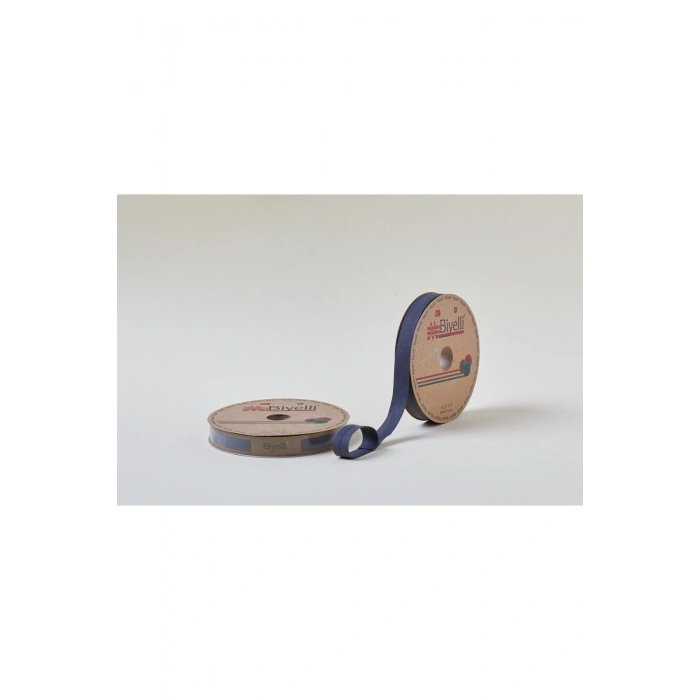 Biye Koton Katlı D39 Lacivert 2 Cm 25 Metre %65 Koton %35 Polyester