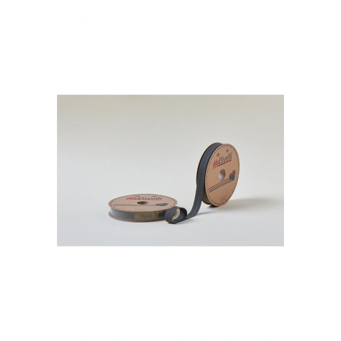 Biye Koton Katlı D54 Füme 2 cm 25 Metre %65 Koton %35 Polyester