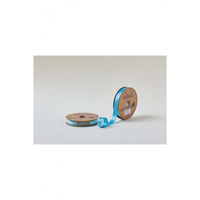 Biye Saten Katlı 029 Koyu Mint 2 cm 25 Metre %100 Polyester